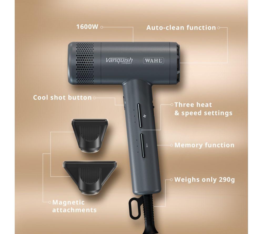 WAHL ZY211 Vanquish Compact Hairdryer - Grey image number 2 of 3