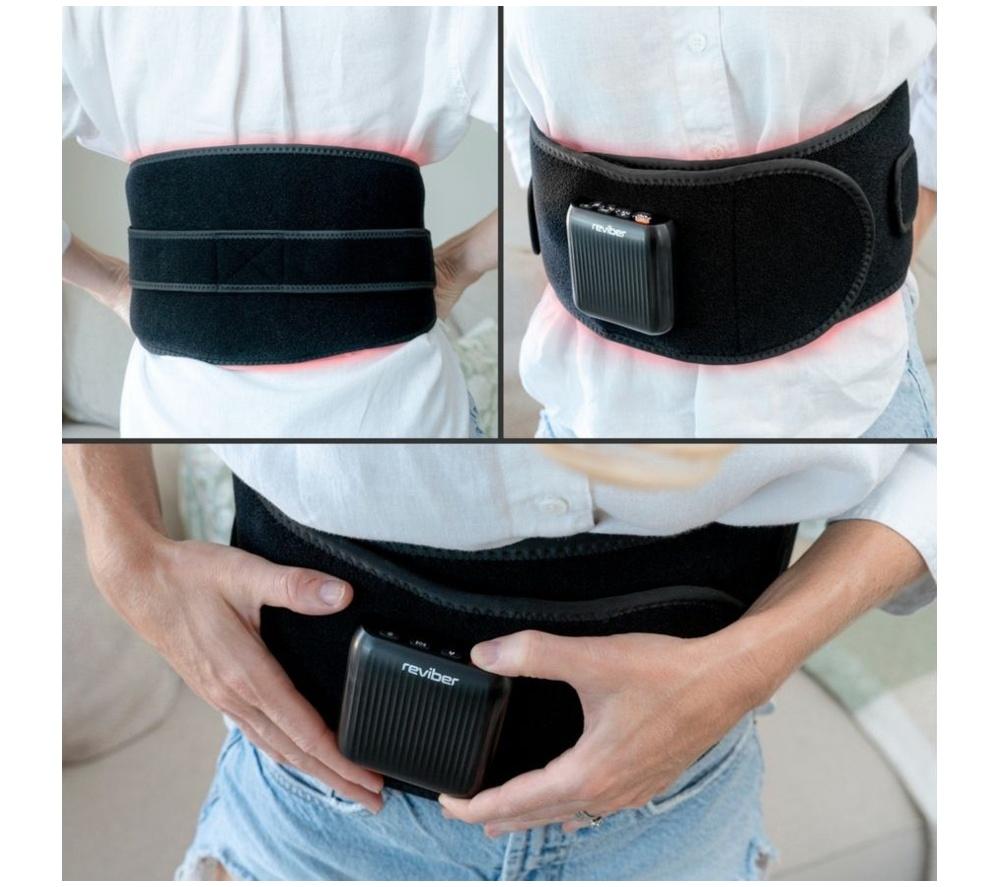 REVIBER Infrared Heat Therapy Back Belt - Black image number 2 of 4