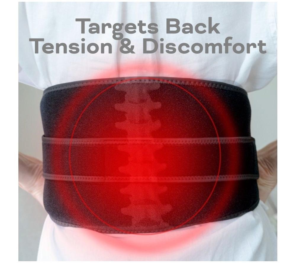 REVIBER Infrared Heat Therapy Back Belt - Black image number 3 of 4