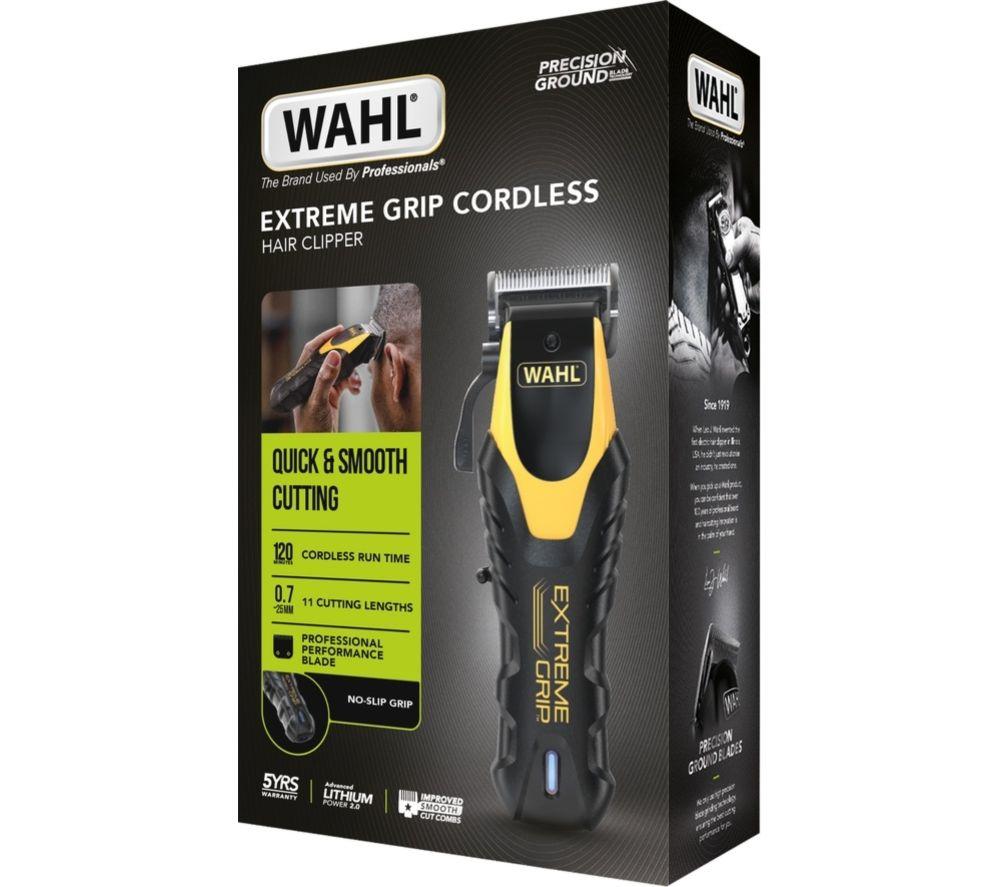 WAHL Extreme Grip Cordless Clipper - Black image number 2 of 3