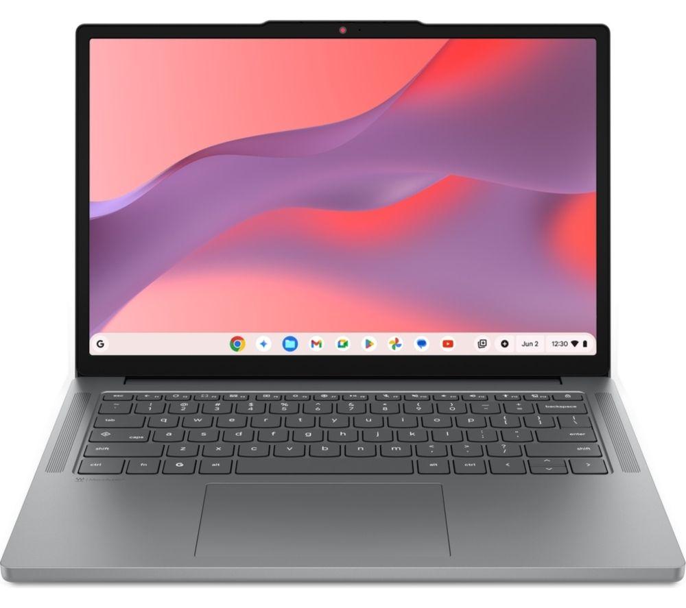 Lenovo 14M8911 14" Chromebook - Mediatek Kompanio 540, 128 Gb Ufs, Grey, Silver/Grey