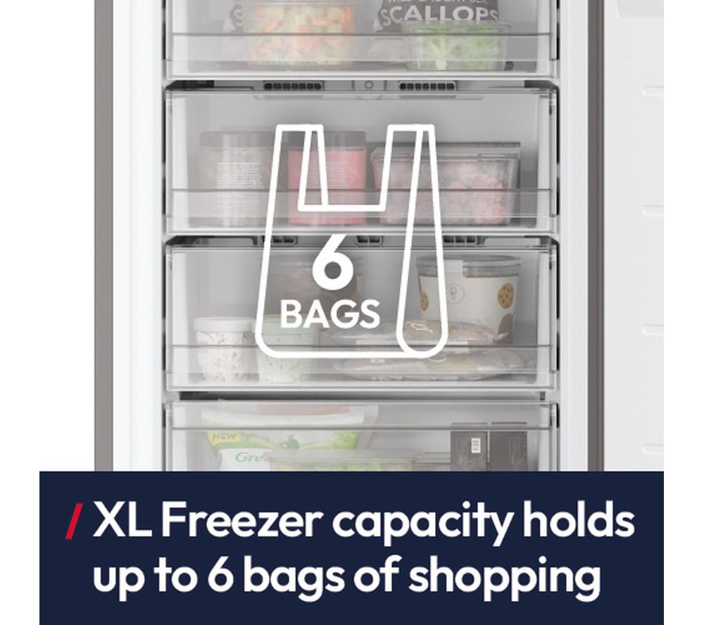 HOOVER HONCQ3T518EWTK 50/50 Fridge Freezer - Black image number 12 of 41