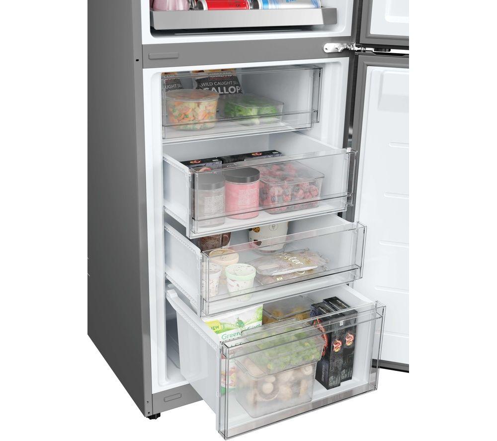 HOOVER HONCQ3T518EWXK 50/50 Fridge Freezer - Inox image number 7 of 22