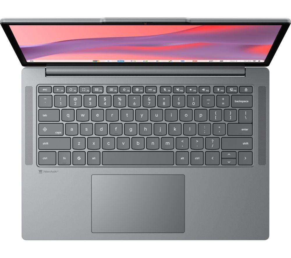 LENOVO 14M8911 14" Chromebook - MediaTek Kompanio 540, 64 GB UFS, Grey image number 2 of 7