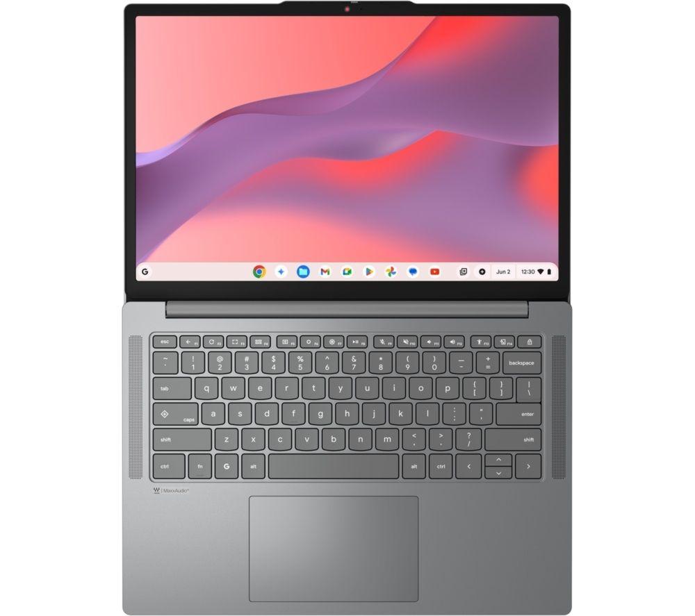 LENOVO 14M8911 14" Chromebook - MediaTek Kompanio 540, 64 GB UFS, Grey image number 3 of 7