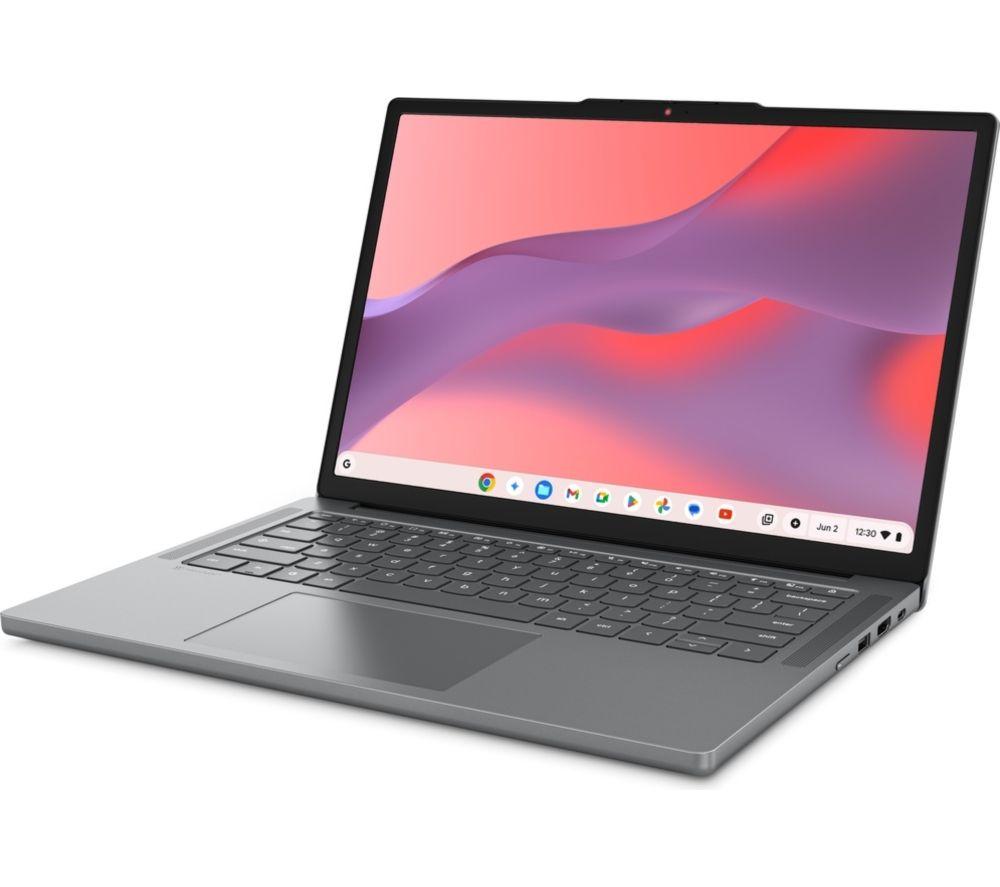 LENOVO 14M8911 14" Chromebook - MediaTek Kompanio 540, 64 GB UFS, Grey image number 5 of 7