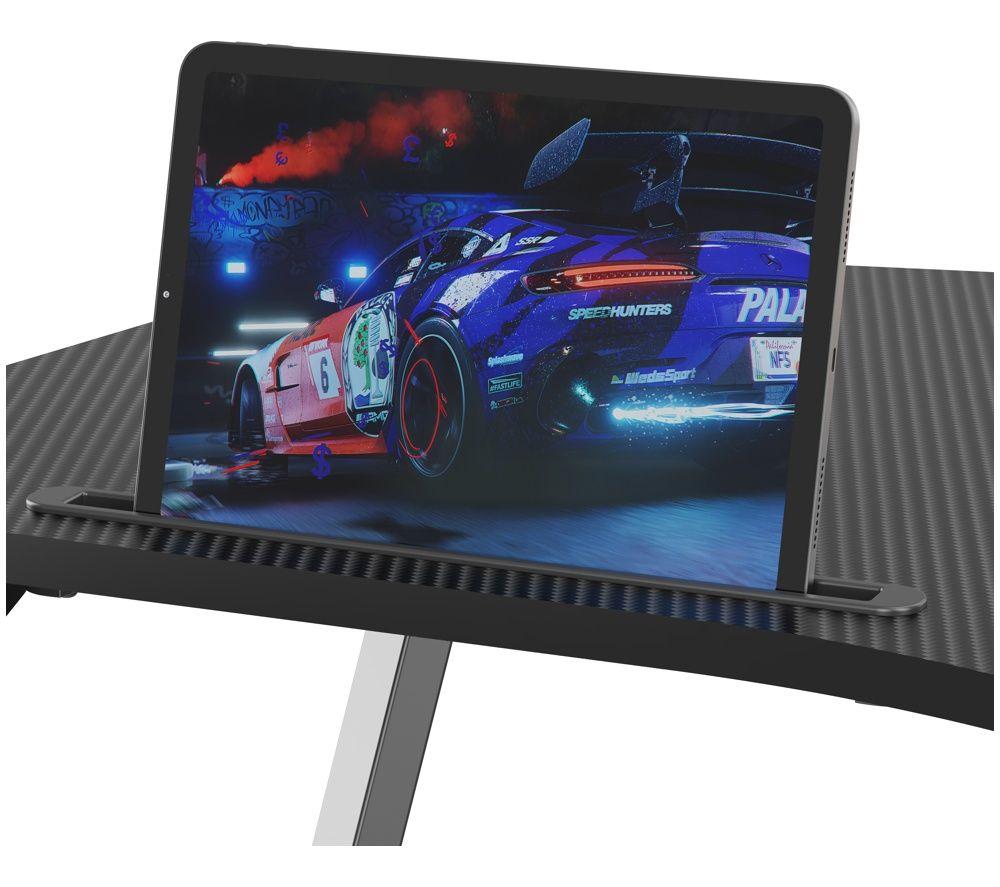 ADX ADXWINGDSK27 RGB Gaming Desk - Black image number 4 of 9