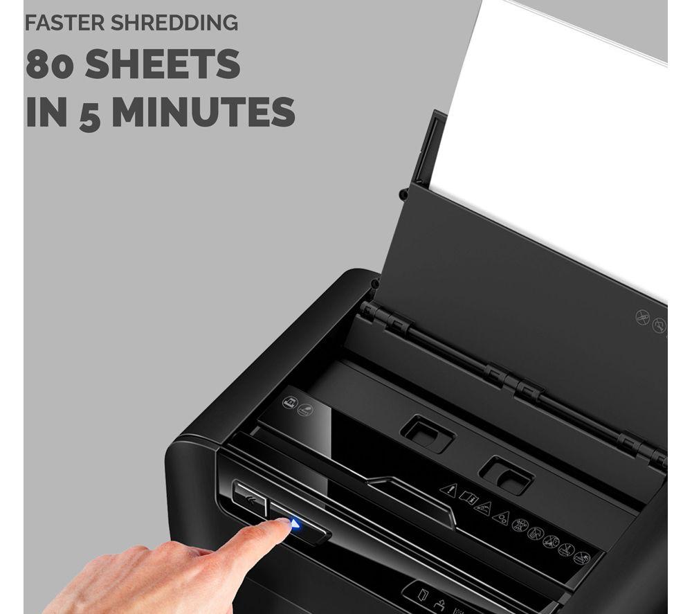 FELLOWES AutoMax 80M Mini Cut Paper Shredder image number 3 of 13