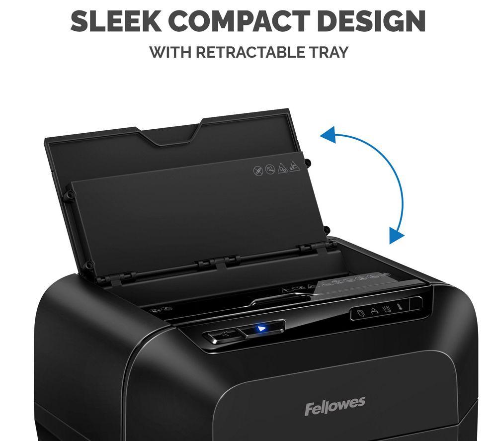 FELLOWES AutoMax 80M Mini Cut Paper Shredder image number 4 of 13