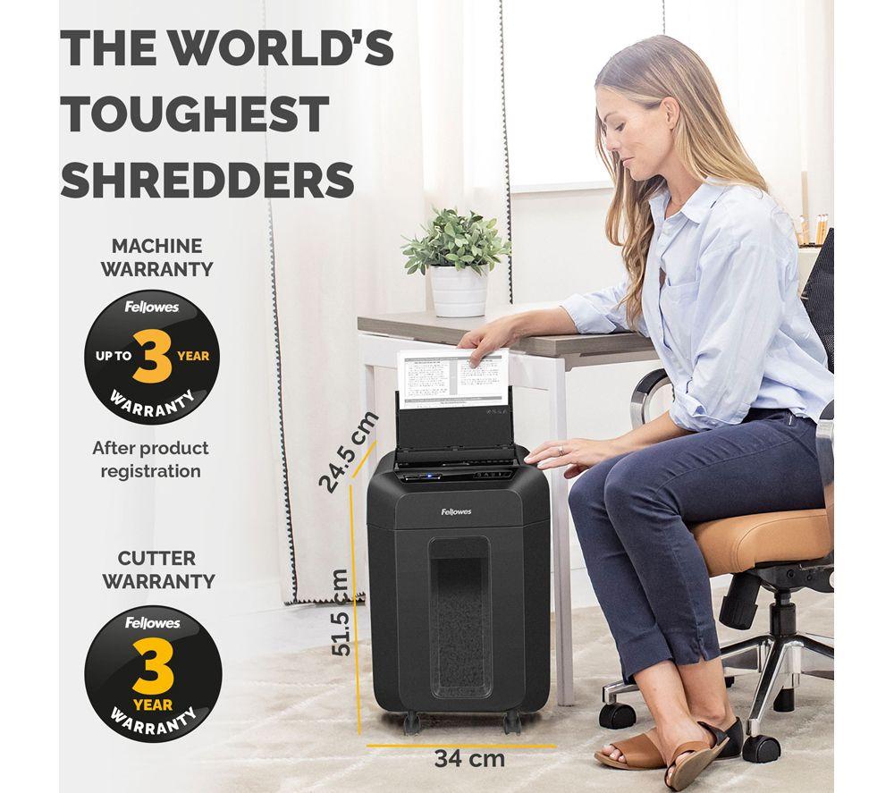FELLOWES AutoMax 80M Mini Cut Paper Shredder image number 7 of 13