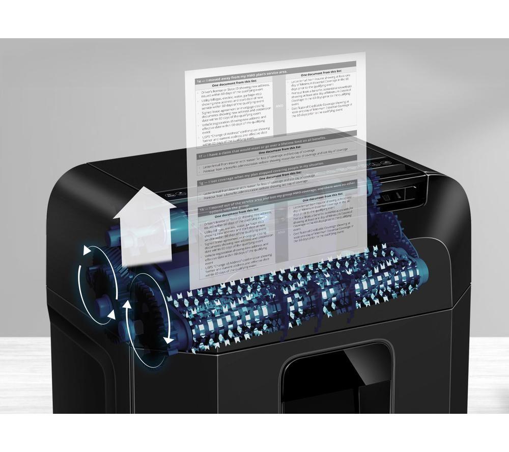 FELLOWES AutoMax 80M Mini Cut Paper Shredder image number 8 of 13