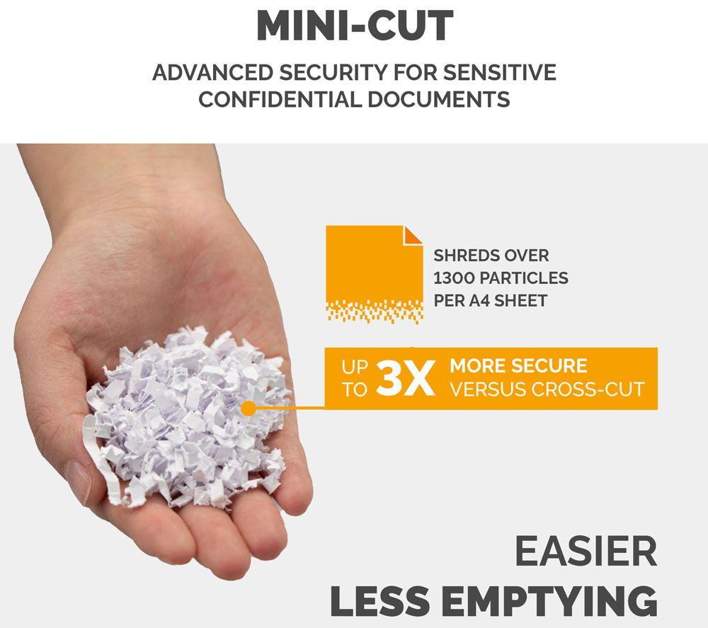 FELLOWES AutoMax 80M Mini Cut Paper Shredder image number 10 of 13