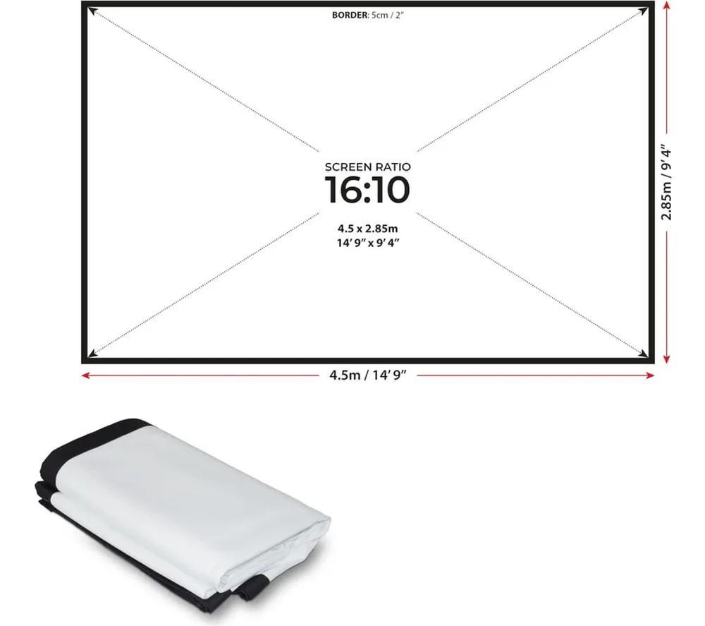 SIMSPACE SIM027 Double Sided Impact Screen - 9' 4" ft image number 8 of 8