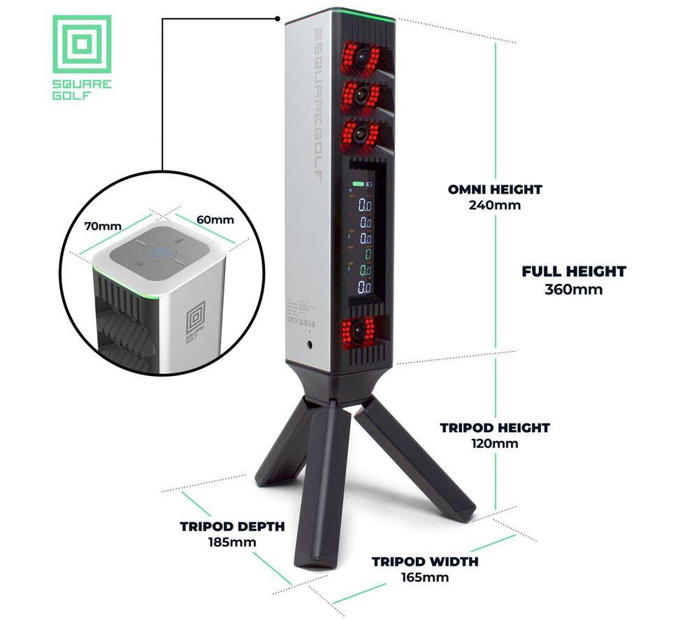 SQUARE GOLF Indoor & Outdoor Golf Launch Monitor image number 8 of 10