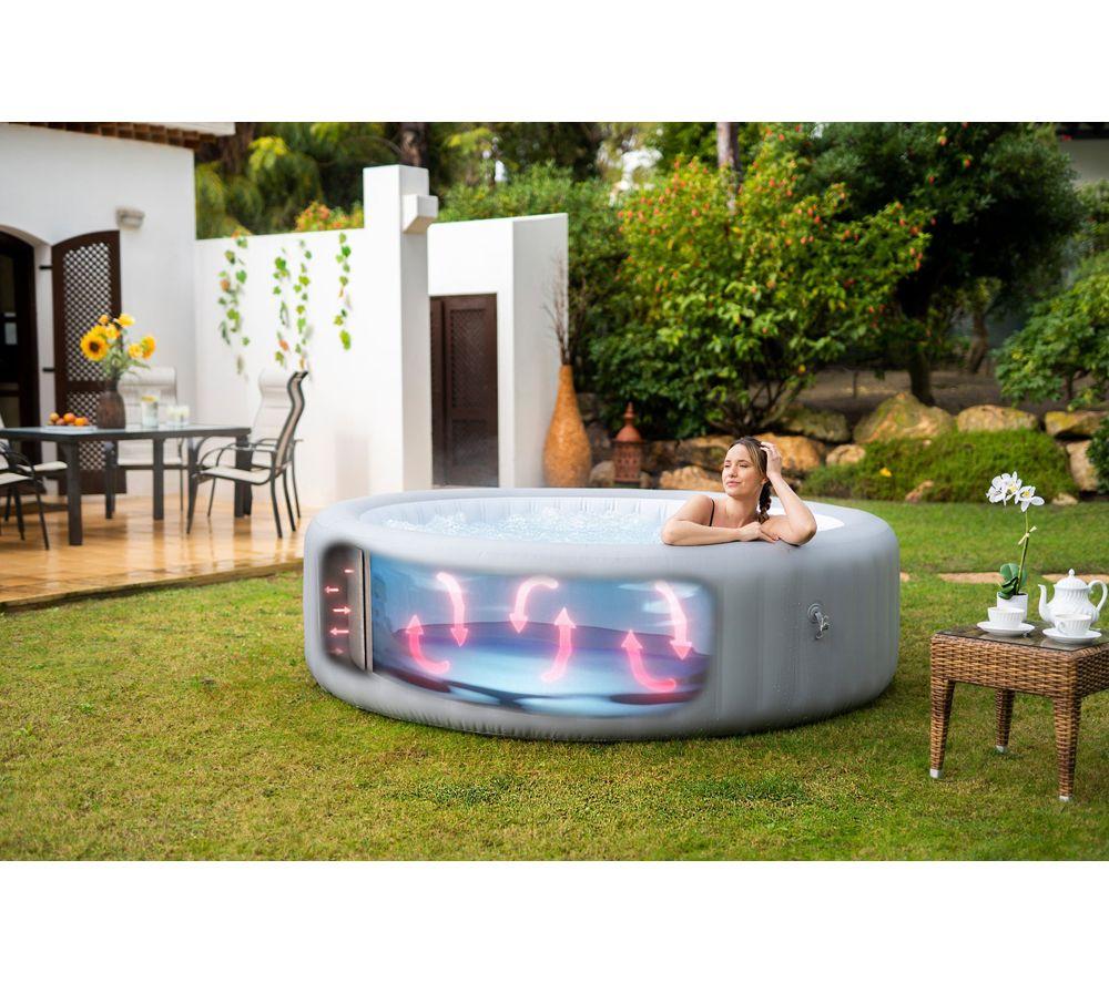 LAY-Z-SPA Grenada AirJet Inflatable Hot Tub - Grey image number 5 of 5
