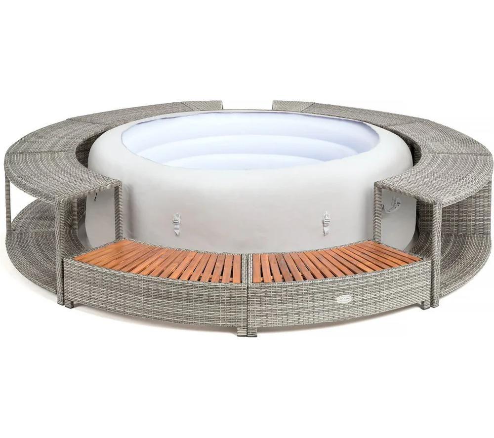 LAY-Z-SPA BWA0015 Hot Tub Surround - Grey
