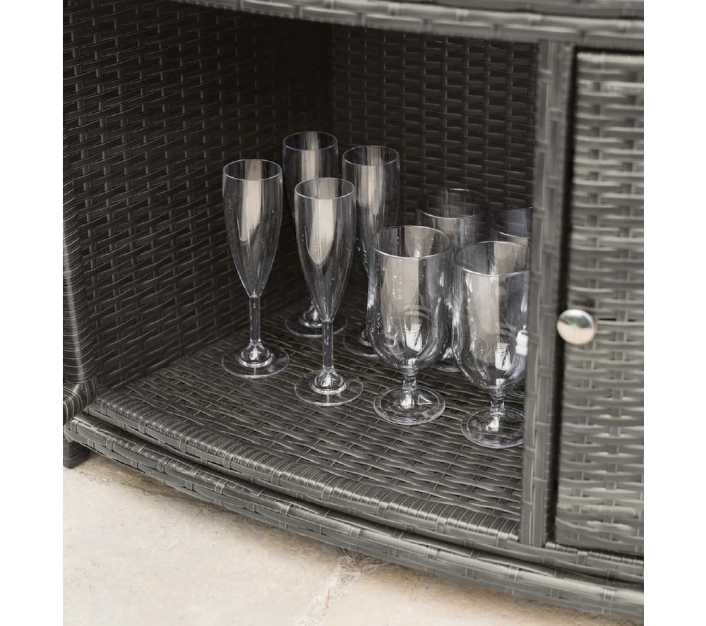 LAY-Z-SPA BWA0015 Hot Tub Surround - Grey image number 3 of 4