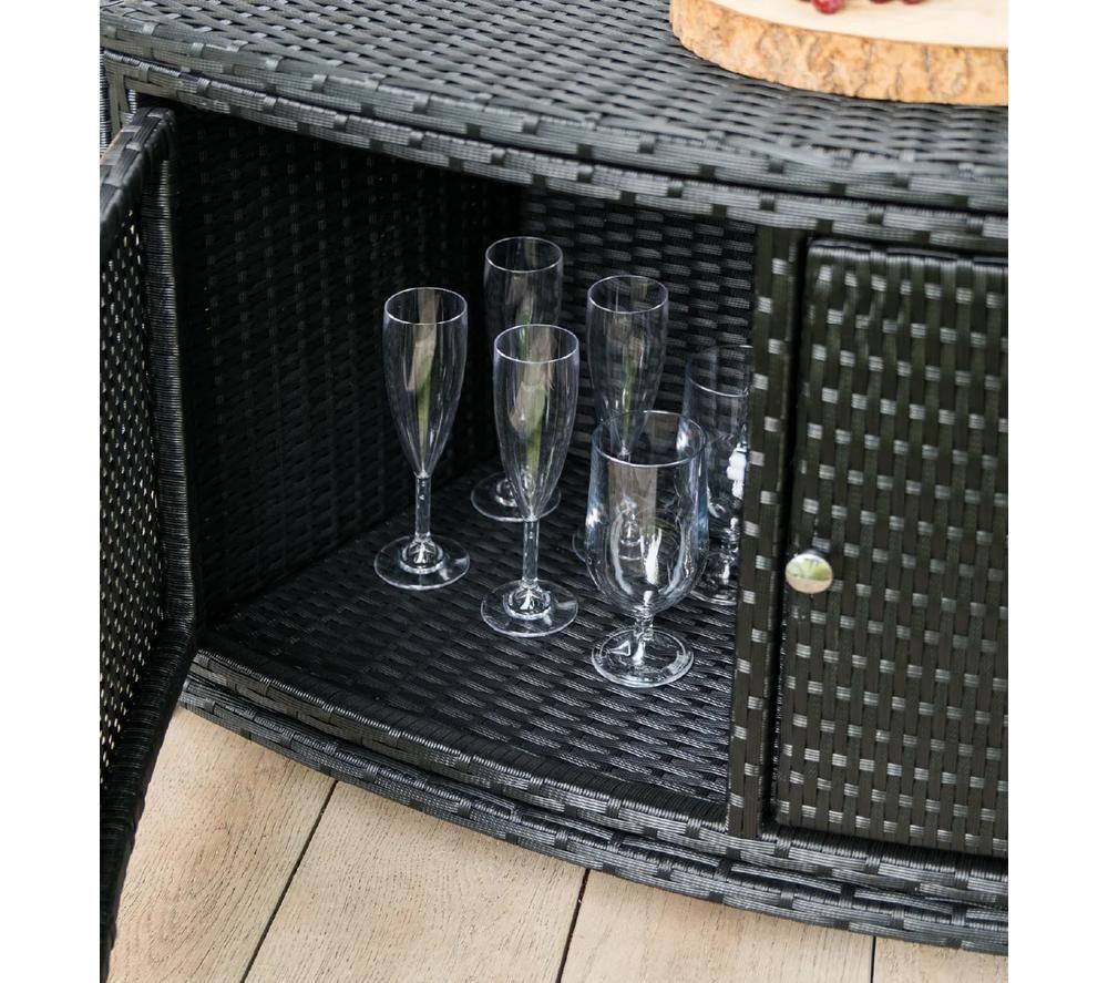 LAY-Z-SPA BWA0014 Hot Tub Surround - Black image number 2 of 4