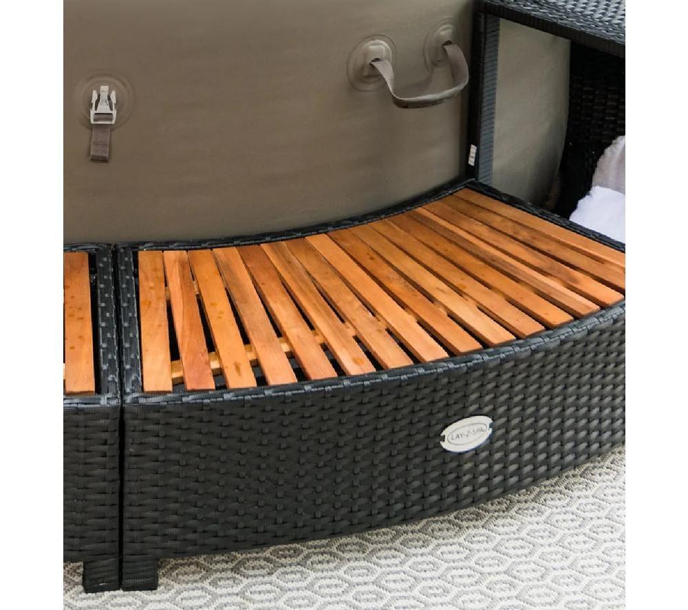 LAY-Z-SPA BWA0014 Hot Tub Surround - Black image number 3 of 4