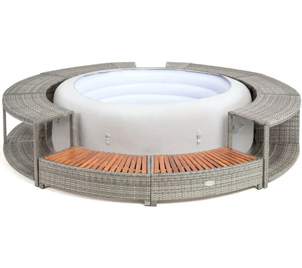 LAY-Z-SPA BWA0018 Hot Tub Surround - Grey