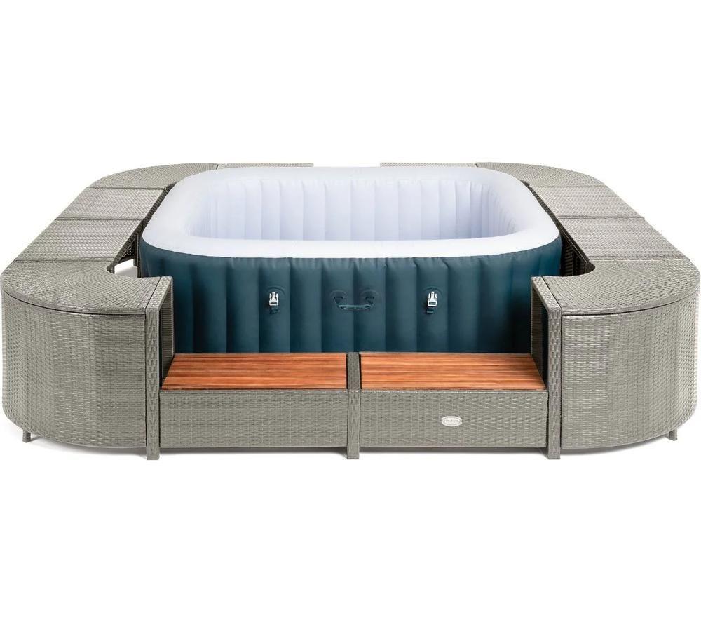 Photos - Inflatable Pool Lay-Z-Spa BWA0021 Hot Tub Surround - Grey 
