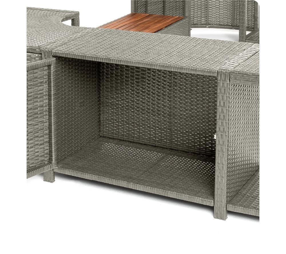 LAY-Z-SPA BWA0021 Hot Tub Surround - Grey image number 3 of 4