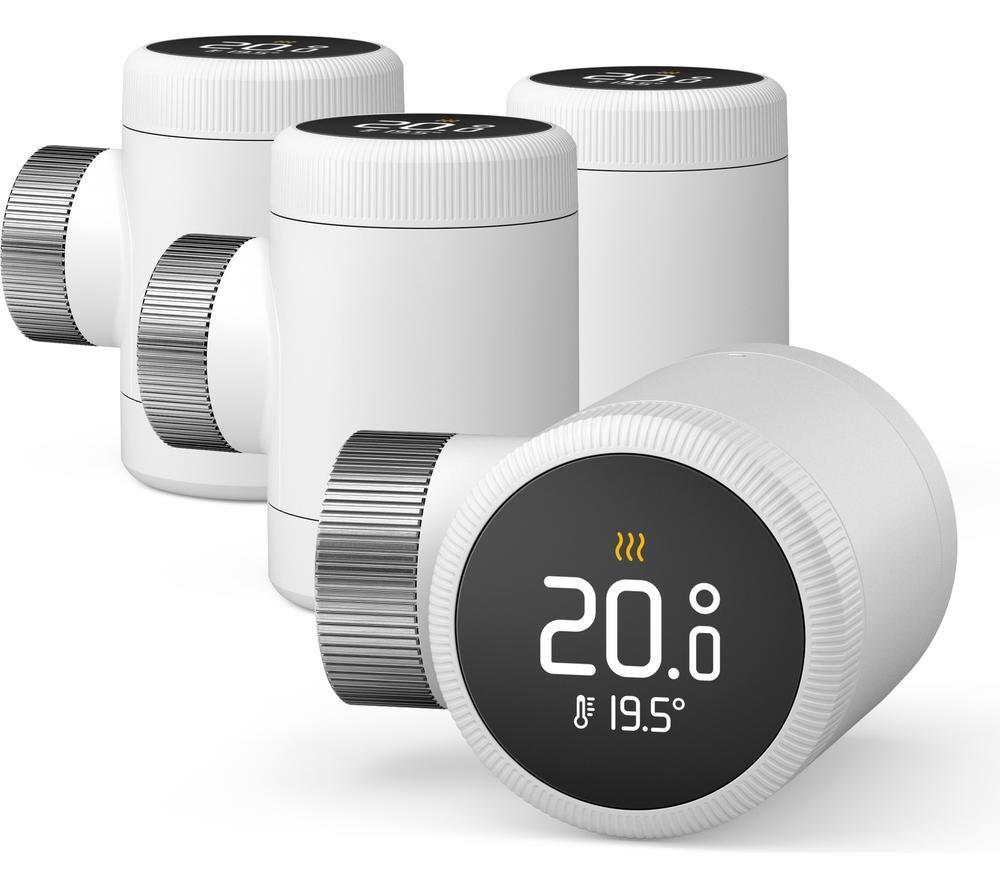 Tado Smart Radiator Thermostat X - White, Pack Of 4, White