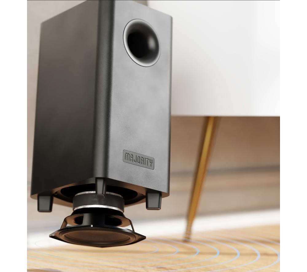 MAJORITY Bowfell Halo Dolby 5.1 Wireless Sound Bar System image number 3 of 5