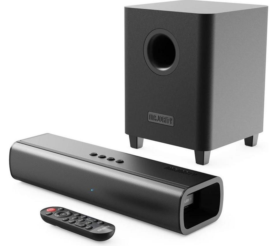 MAJORITY Naga 40 Plus 2.1 Wireless Sound Bar System