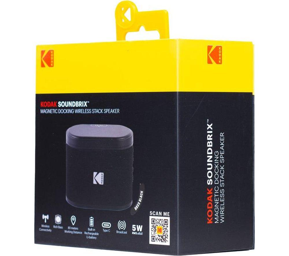 KODAK SoundBrix Portable Bluetooth Speaker - Bass Black image number 2 of 4
