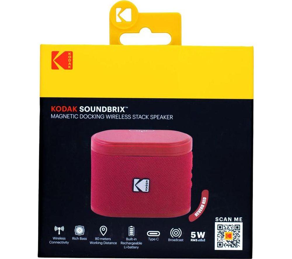KODAK SoundBrix Portable Bluetooth Speaker - Reverb Red image number 3 of 5