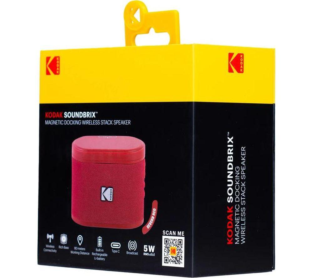 KODAK SoundBrix Portable Bluetooth Speaker - Reverb Red image number 5 of 5