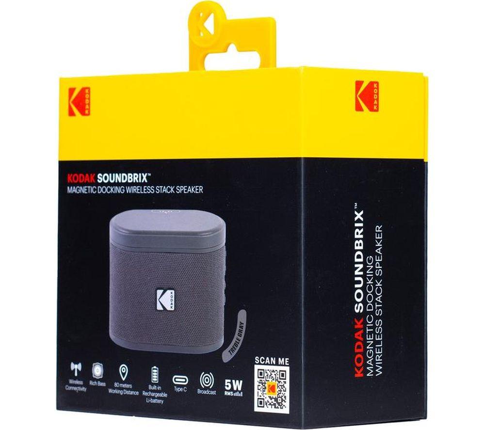 KODAK SoundBrix Portable Bluetooth Speaker - Treble Grey image number 5 of 5