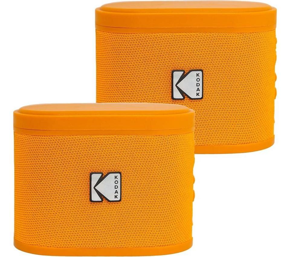 KODAK SoundBrix Portable Bluetooth Speaker - Overload Orange, Set of 2