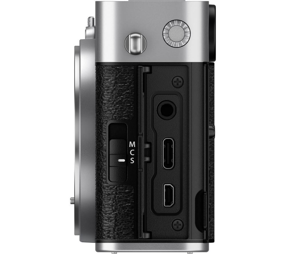 FUJIFILM X-E5 Mirrorless Camera - Silver, Body Only image number 5 of 6