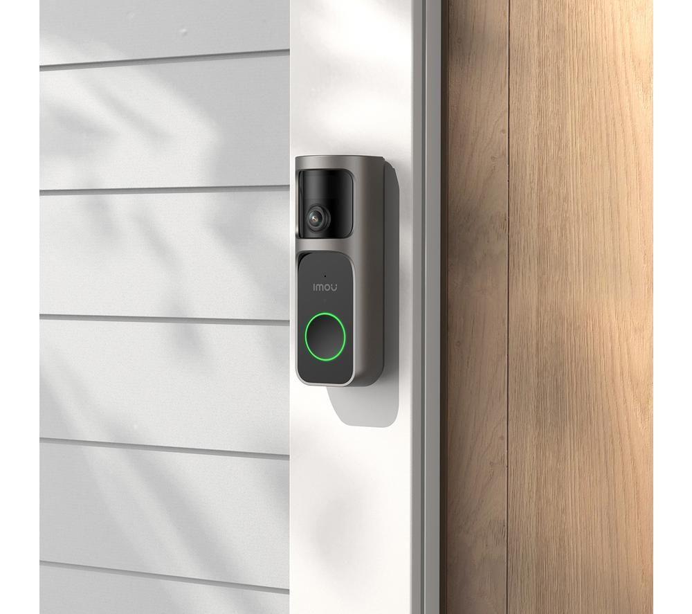 IMOU 3 2K Quad HD Video Doorbell with Chime - Black image number 3 of 3