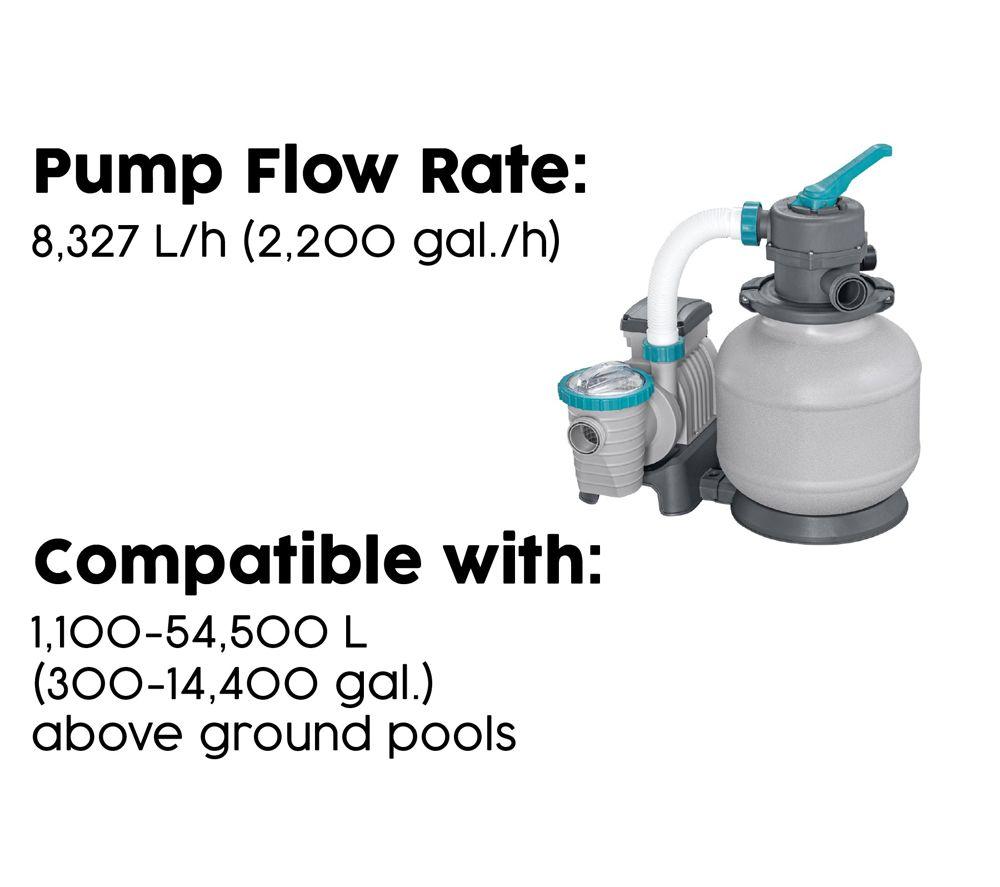 BESTWAY 2200Gal Pool Sand Filter image number 6 of 7
