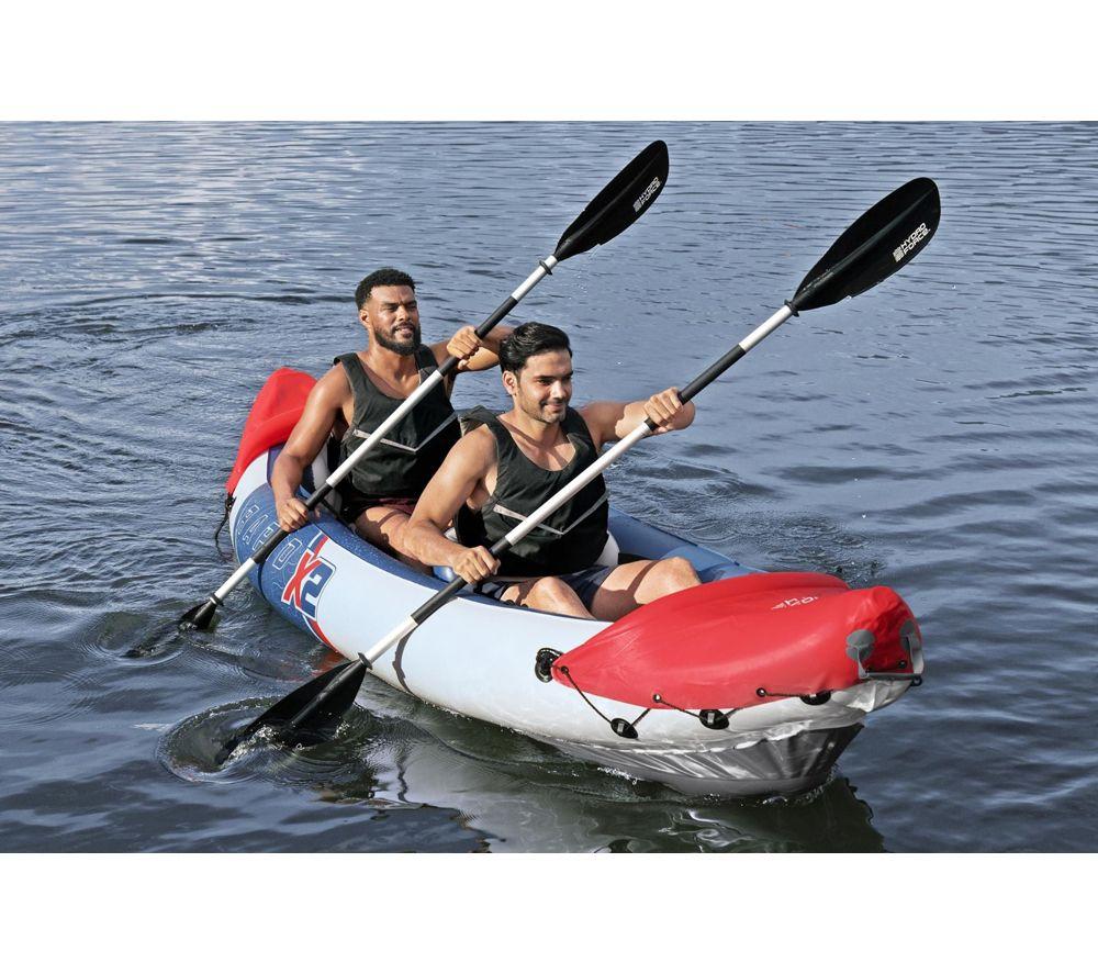 BESTWAY Rapid X2 Inflatable Kayak Set - Blue & Red image number 6 of 8