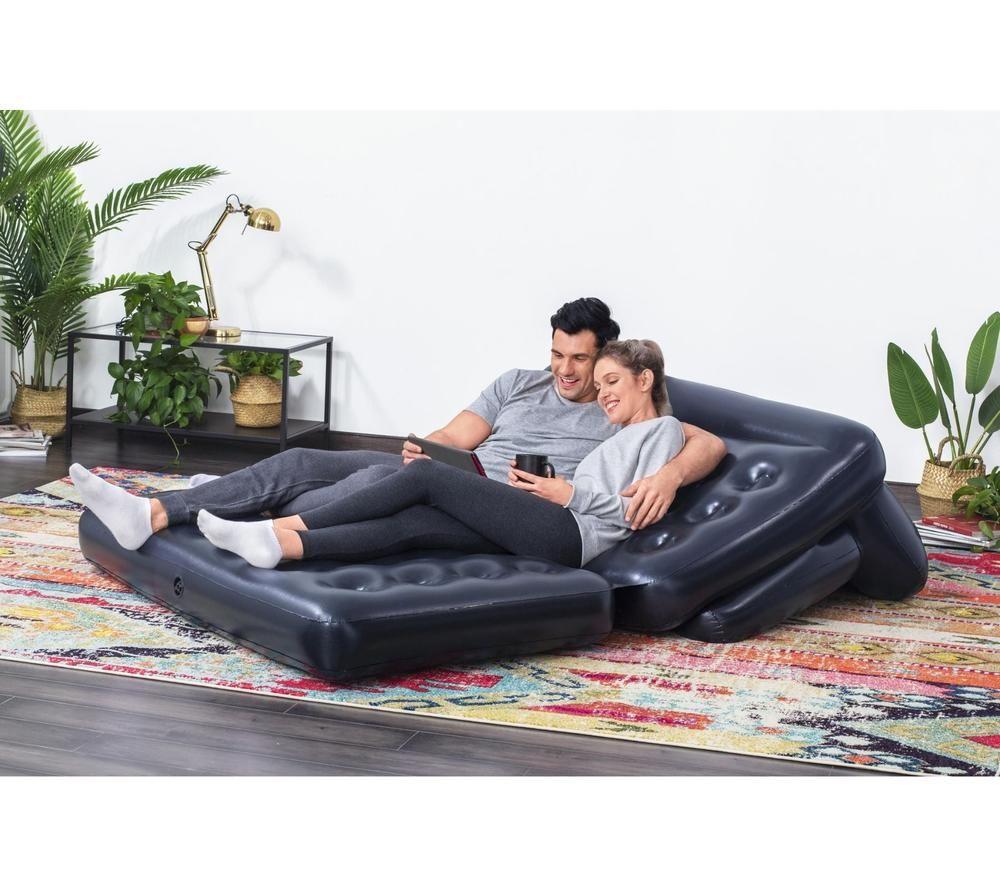 BESTWAY BW75054 Inflatable Camping Sofa Bed - Black image number 4 of 9