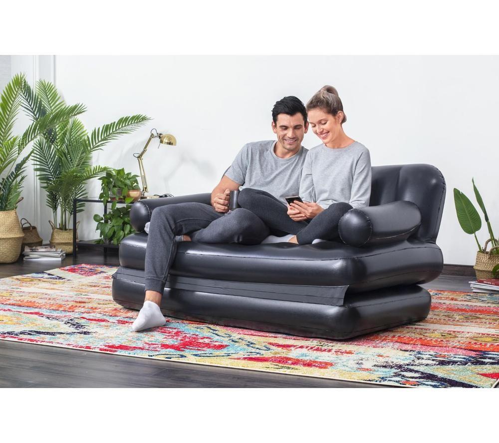 BESTWAY BW75054 Inflatable Camping Sofa Bed - Black image number 6 of 9
