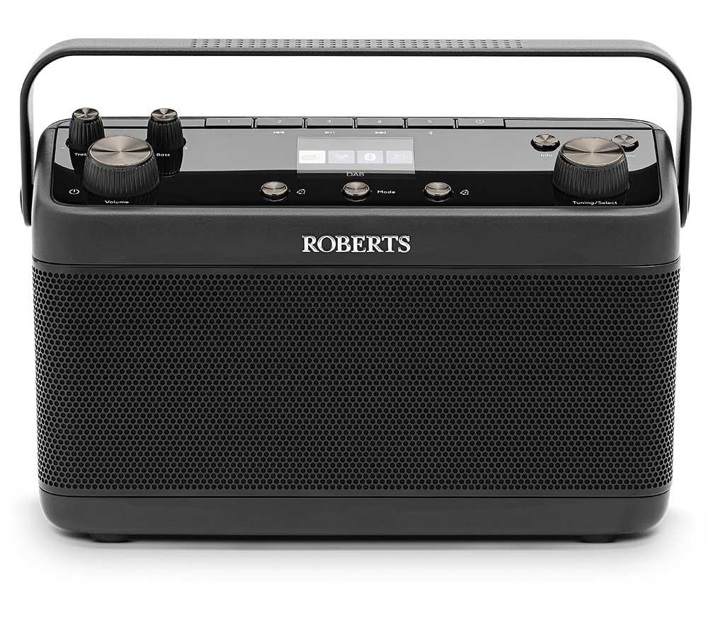 Roberts Blutune 7 Portable Dabﱓ Bluetooth Radio - Black, Black