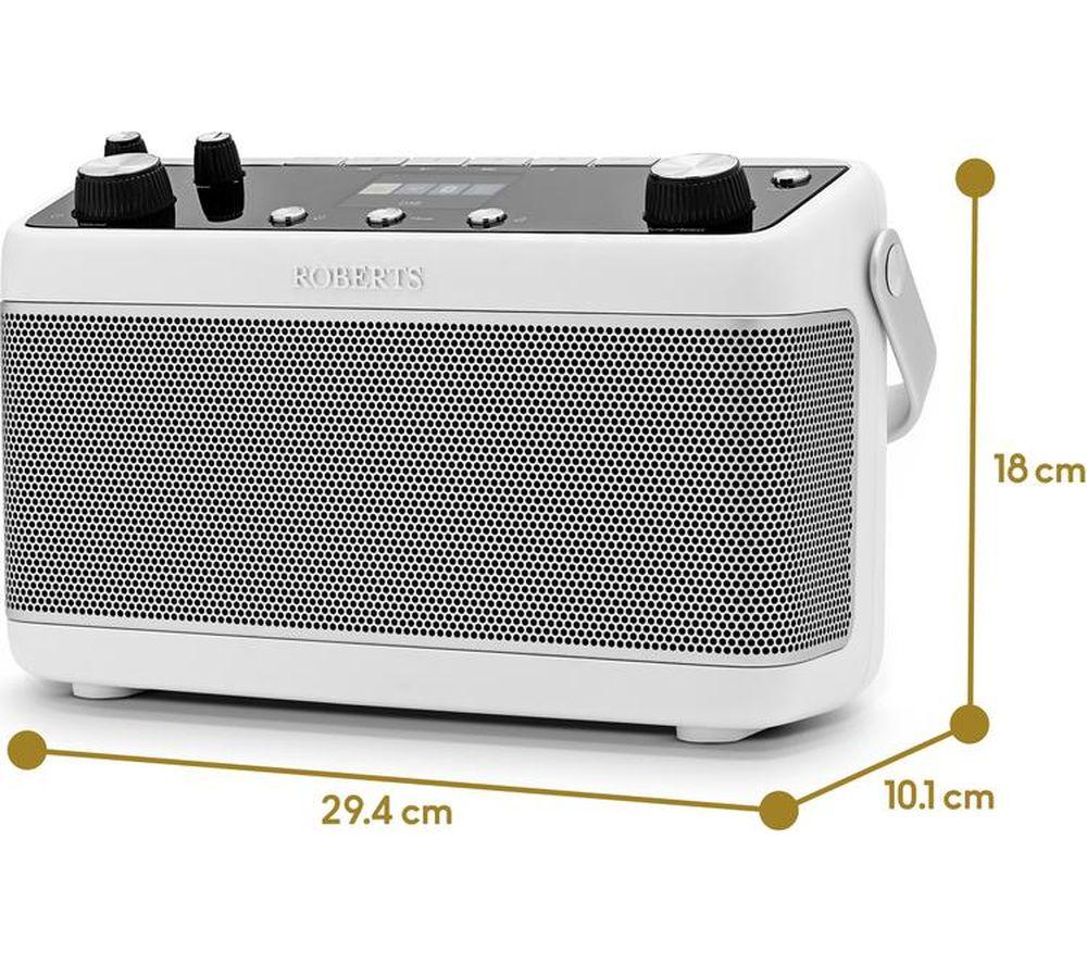 ROBERTS Blutune 7 Portable DAB+/FM Bluetooth Radio - White image number 4 of 4