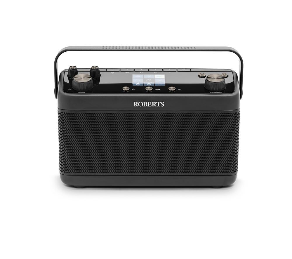 ROBERTS Stream 219 Portable Internet/DAB/DAB+/FM Bluetooth Radio - Black image number 2 of 5
