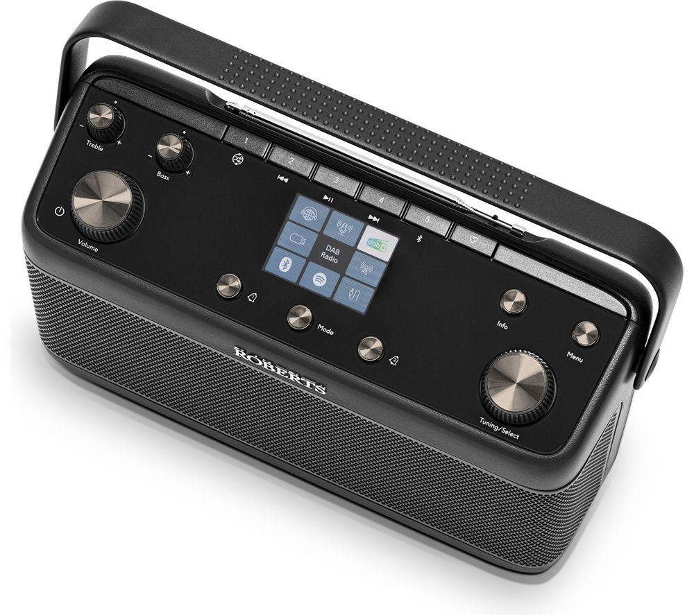 ROBERTS Stream 219 Portable Internet/DAB/DAB+/FM Bluetooth Radio - Black image number 5 of 5