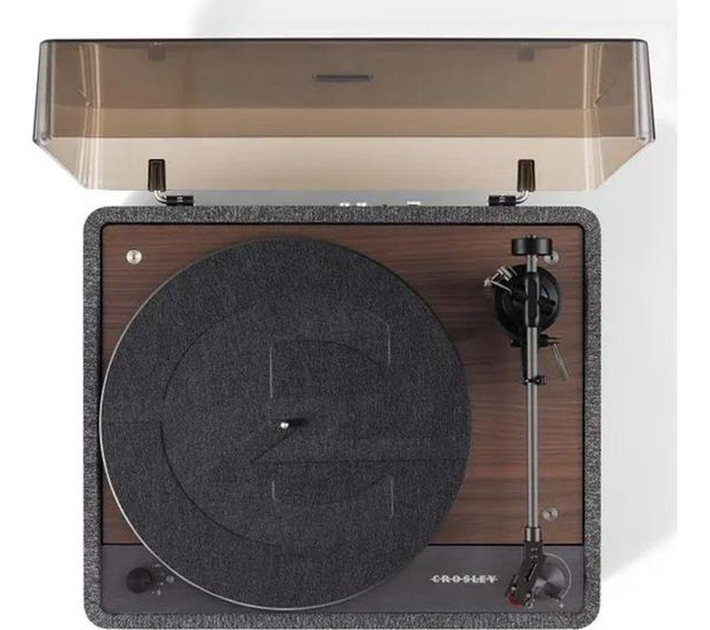 CROSLEY E‑Series E200 Belt Drive Bluetooth Turntable - Walnut image number 2 of 10