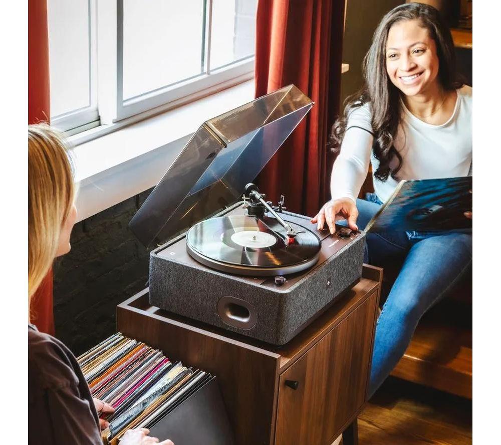 CROSLEY E‑Series E200 Belt Drive Bluetooth Turntable - Walnut image number 9 of 10