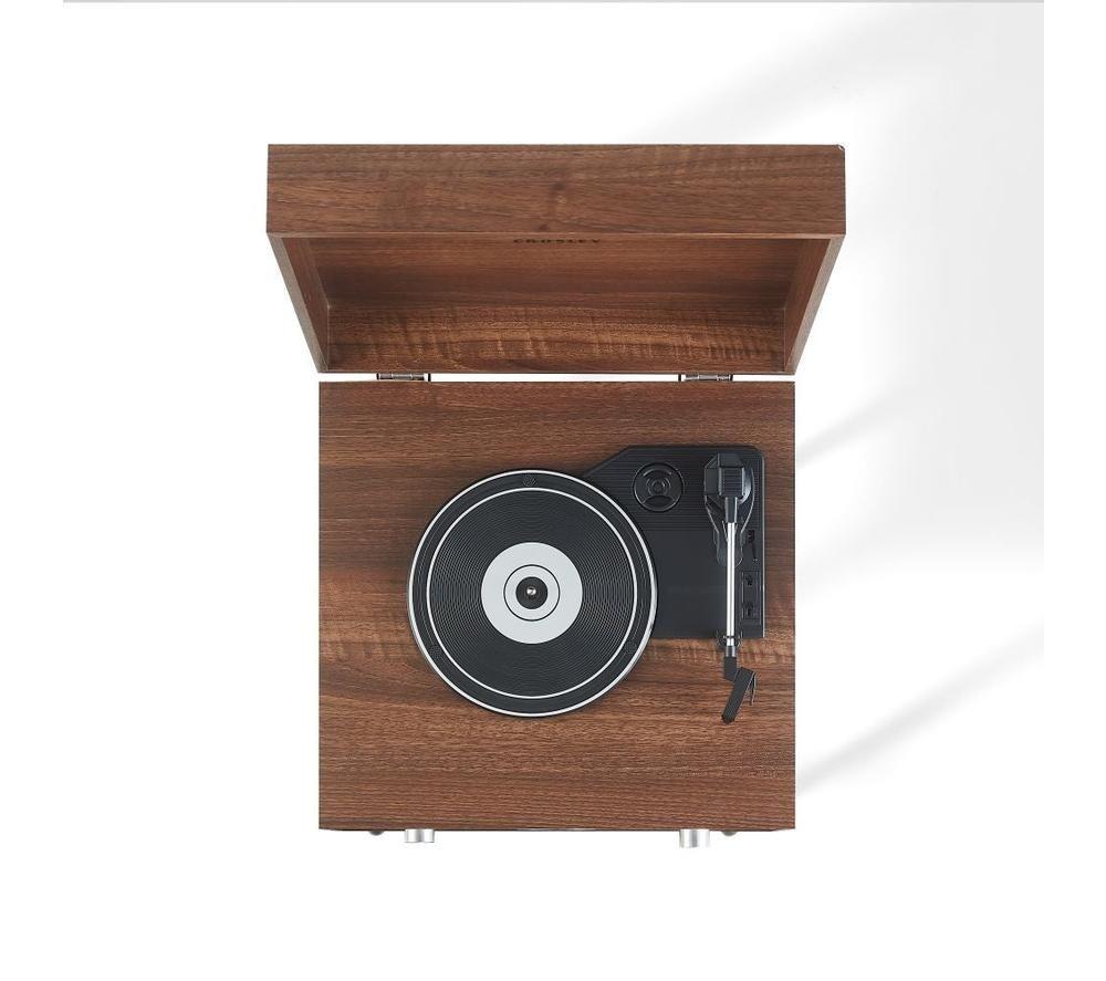 CROSLEY NASH 7-in-1 Belt Drive Bluetooth Music Centre - Walnut image number 16 of 16