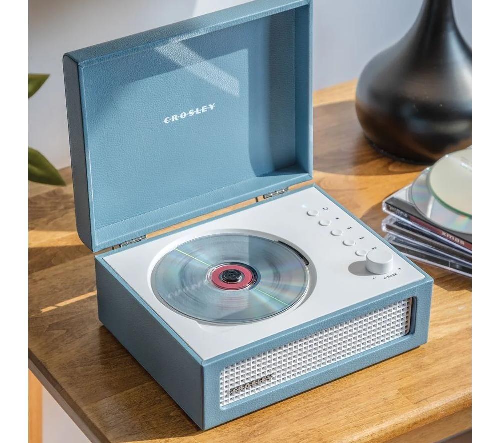 CROSLEY Voyager CD Player - Washed Blue image number 11 of 11