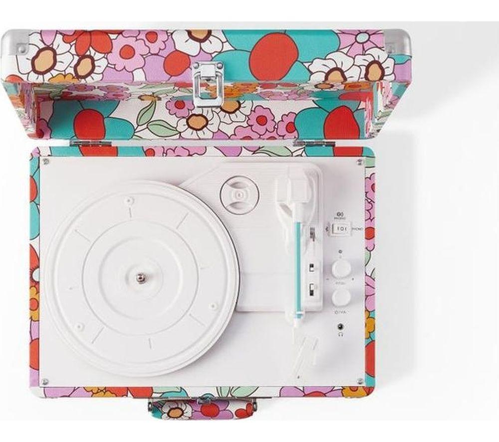 CROSLEY Cruiser Plus Belt Drive Bluetooth Turntable - Groovy Floral image number 3 of 9