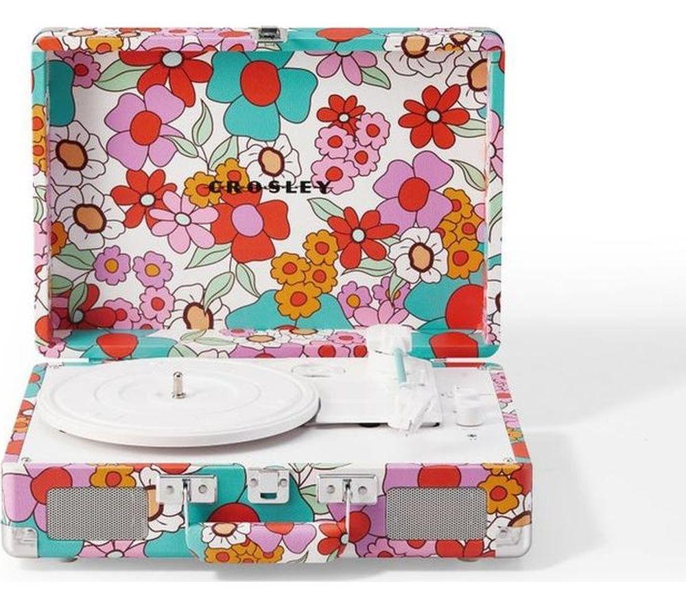 CROSLEY Cruiser Plus Belt Drive Bluetooth Turntable - Groovy Floral image number 7 of 9